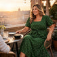 🌈2026 Summer Hot Sale 50% OFF!✨Women's Plus Size Polka Dot Dress 
