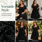 🌈2026 Summer Hot Sale 50% OFF!✨Women's Plus Size Polka Dot Dress 