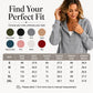 🔥New Hot Sales - save 50%😍Women's Corduroy Half-Button Hooded Sweatshirt