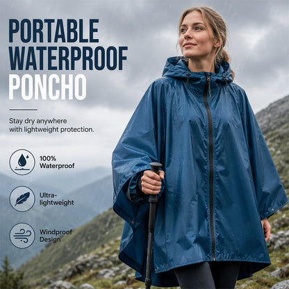 ☔ Limited Time Deal | 50% OFF Waterproof Rain Poncho – Stay Dry Wherever You Go 🌧️