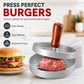 Burger Press with Wooden Handle