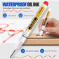 💥Buy 5 get 5 Free - Just ￡7.99💥Oil Based Marker Pens with Precision Tip for Quick Dry Writing