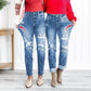 🔥2026 HOT SALE🥳💞50K+ SOLD!👖Women’s Tummy Control Distressed Cuffed Boyfriend Jeans