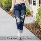 🔥2026 HOT SALE🥳💞50K+ SOLD!👖Women’s Tummy Control Distressed Cuffed Boyfriend Jeans