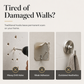 Shell-Shaped No-Drill Adhesive Wall Hooks