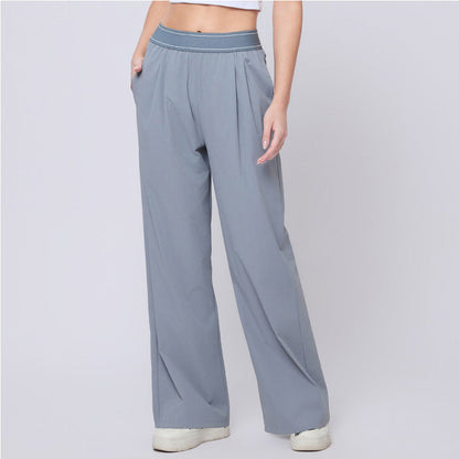 Women's Casual High-Waist Wide-Leg Pants