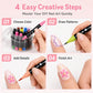 ⏳LAST DAY SALE ONLY ￡7.99!!💕🎁24 Colors Dual Ended Nail Art Pens Set