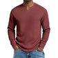Men's Slim Fit Waffle Knit V-Neck Shirt