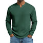 Men's Slim Fit Waffle Knit V-Neck Shirt