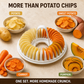 🔥2026 HOT SALE🥳💞50K+ SOLD!😍🥔DIY Microwave Potato Chip Maker with Slicer Bowl Set