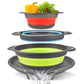 ⏳Time-Limited Special⏰Careluxpro 3-Piece Collapsible Colander Set – With Draining Base, Space Saving, For Fruit Veggies Pasta 🧺