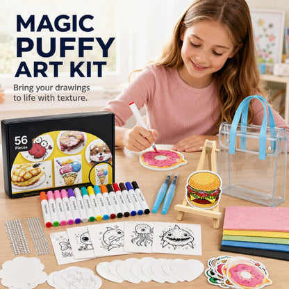 🎅Xmas Pre Sale - 50% OFF🎄🎁Puffy Foam Painting Kit for Kids