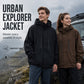 Men's Windproof Hooded Cargo Jacket Waterproof Outdoor Streetwear Coat