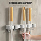 Wall-Mounted Mop & Broom Holder
