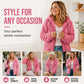 ⏳LAST DAY SALE ONLY ￡14.99!!🔥 Women’s Cosy Hooded Zip Fleece Jacket – Soft, Warm & Perfect for Everyday Life🧥