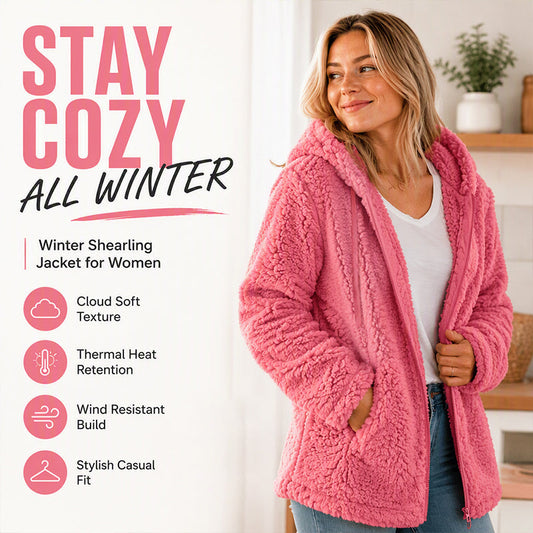 ⏳LAST DAY SALE ONLY ￡14.99!!🔥 Women’s Cosy Hooded Zip Fleece Jacket – Soft, Warm & Perfect for Everyday Life🧥