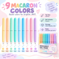 🎅LAST DAY SALE 50% OFF!!🎁9 Colors Erasable Gel Pen Set