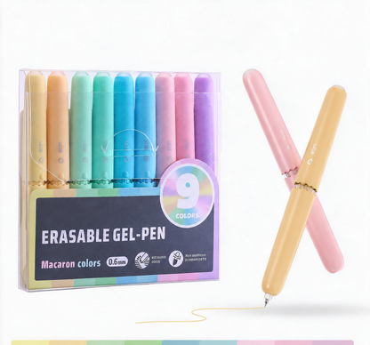 🎅LAST DAY SALE 50% OFF!!🎁9 Colors Erasable Gel Pen Set
