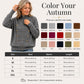 ⏳LAST DAY SALE ONLY￡23.99!🔥✨ Effortless Elegance | Women's Casual Double Zipper Sweater Jacket