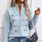 ⏳LAST DAY SALE ONLY￡23.99!🔥✨ Effortless Elegance | Women's Casual Double Zipper Sweater Jacket