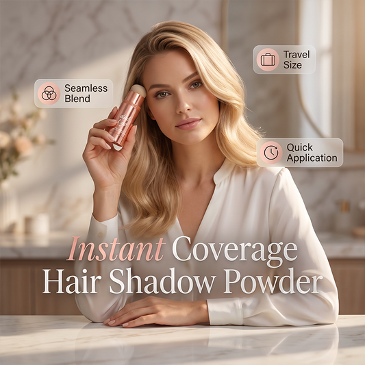🏆 Last Day Special Price £8.99! 💐Instant Hair Shadow Powder Stick with Sponge Applicator🌸