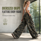 🔥LAST DAY 50% OFF ✨Women's Vintage Washed Wide-Leg Sweatpants