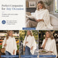 Women's Elegant Knitted Shawl Wrap Solid Color Loose Fit Versatile Cape