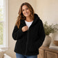 ⏳🍂LAST DAY SALE ONLY ￡16.99!!📢Women's Casual Plush Hooded Jacket