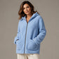 Women's Casual Plush Hooded Jacket