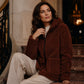 Women's Casual Plush Hooded Jacket