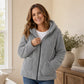 Women's Casual Plush Hooded Jacket