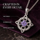 Elegant Celtic Knot Witch Knot Pendant Necklace