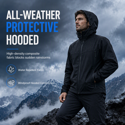 ⏳Time-Limited Special Price - save 59%⏰ Unisex Outdoor Hooded Softshell Jacket