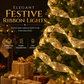 Christmas Tree Ribbon String Lights