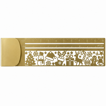🎁Buy 1 Get 1 Free - Only ￡6.99😍Multifunctional Metal Bookmark Ruler for Drawing & Reading
