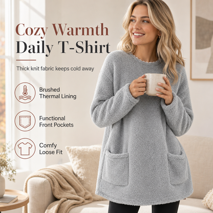 💖This week's Hot Sales - Only ￡14.99✨Women's Warm Crew Neck Long Sleeve Top