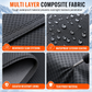 📢📢50% OFF !! ⏰Thickened Magnetic Car Windshield Sun Shade and Snow Cover Waterproof Half Car Cover with Reflective Strips