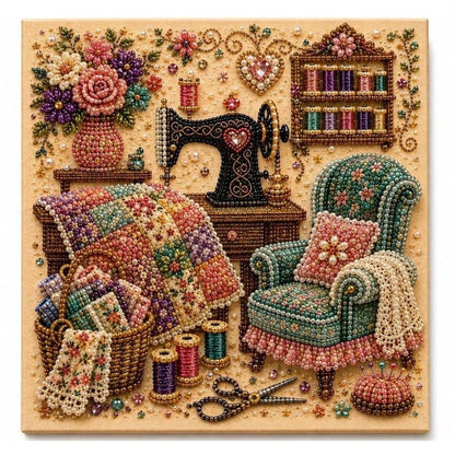 ⏳LAST DAY SALE ONLY ￡7.99!!🔥Whispering Room Diamond Art Kit ✨🖼️Mindful Craft for Calm Evenings🌿