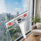💥Limited-Time Sales - 50% OFF😍2-in-1 Extendable Window Squeegee & Scrubber Brush