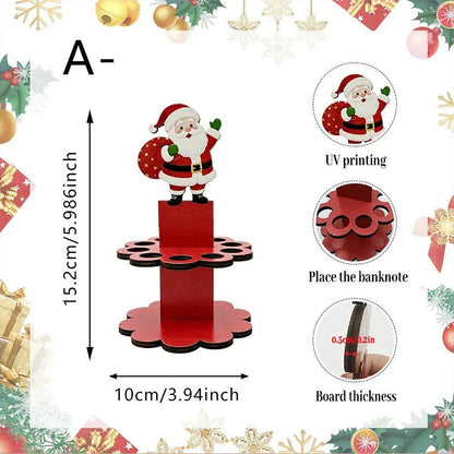 Christmas Wooden Money Holder Decoration