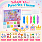 DIY Dot Bead Painting Sticker Art Kit for Kids