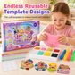 DIY Dot Bead Painting Sticker Art Kit for Kids