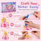 DIY Dot Bead Painting Sticker Art Kit for Kids