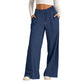 ⏳This week's Hot Sales - ￡14.99👖Women's Casual Wide-Leg Pants with Drawstring Elastic