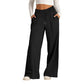 ⏳This week's Hot Sales - ￡14.99👖Women's Casual Wide-Leg Pants with Drawstring Elastic