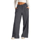 ⏳This week's Hot Sales - ￡14.99👖Women's Casual Wide-Leg Pants with Drawstring Elastic
