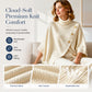 Women's Asymmetric Turtleneck Poncho Knit Sweater