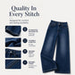 Women's High-Rise Wide-Leg Stretch Jeans