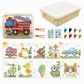 Kids Christmas 3D Mushroom Nail Pegboard Toy Set