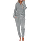Women's Top & Drawstring Pants 2-Piece Set